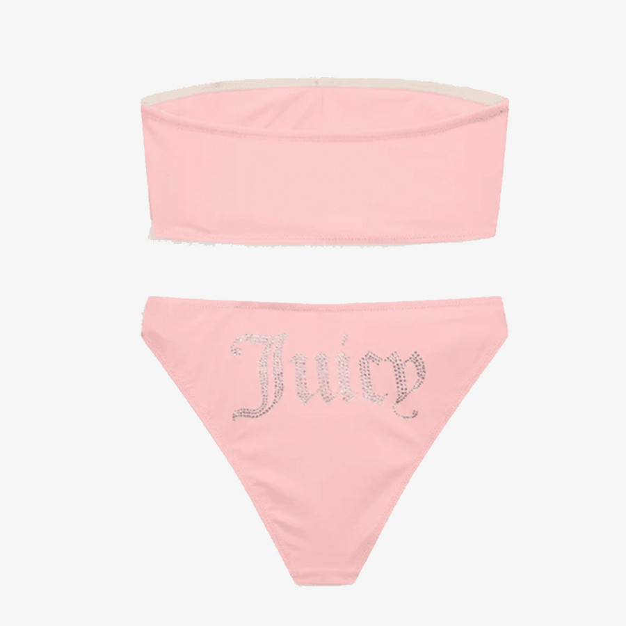 Juicy Couture Дводелен костим за капење BANDEAU B SET 