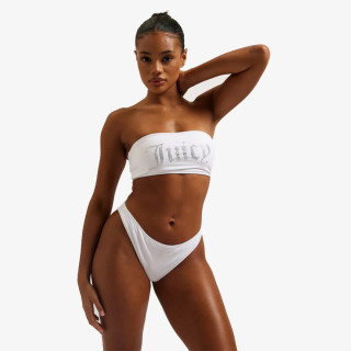 Juicy Couture Дводелен костим за капење BANDEAU BIKINI TOP 