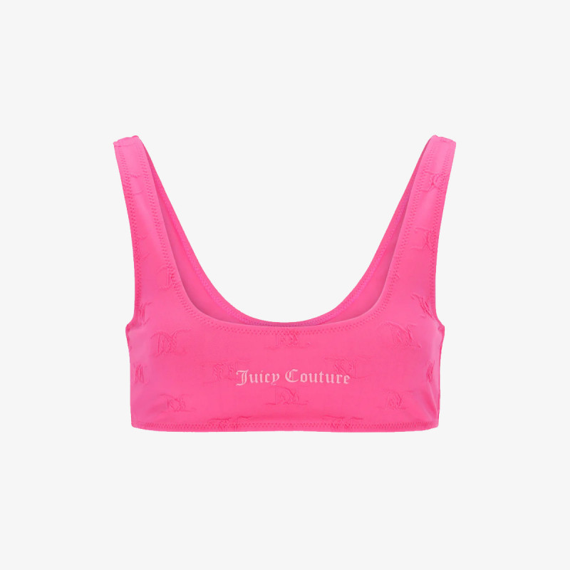 Juicy Couture Дводелен костим за капење JASMINE JACQUARD TOWELLING BIKINI 