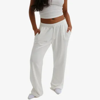 JUICY COUTURE Долен дел тренерки JUICY COUTURE Долен дел тренерки COSY FLEECE LOOSE FITTED WIDE LEG PANT 