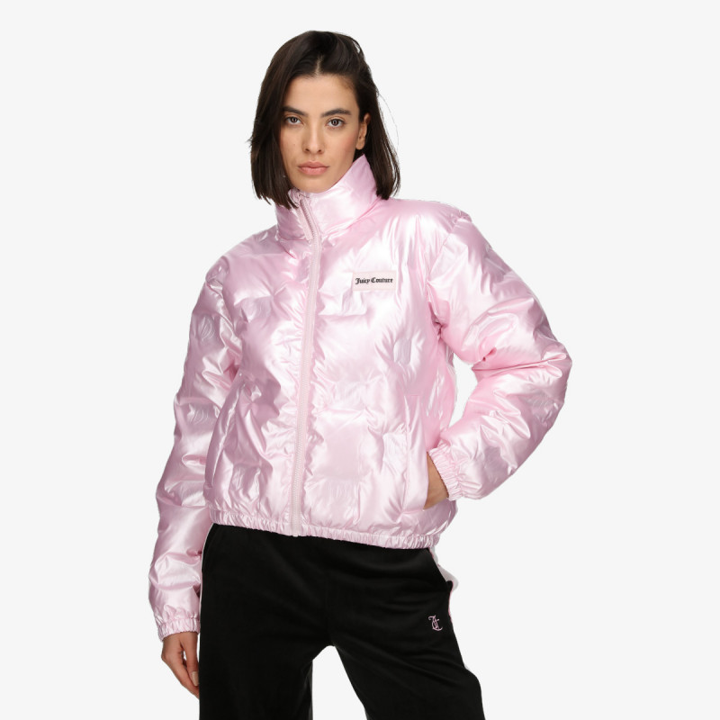 Juicy Couture Јакна MADELINE DEBOSSED PUFFER JACKET 