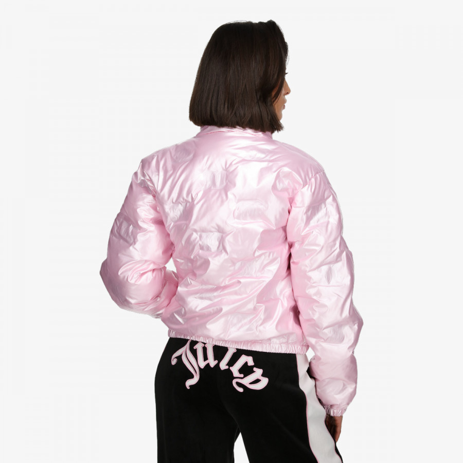 Juicy Couture Јакна MADELINE DEBOSSED PUFFER JACKET 