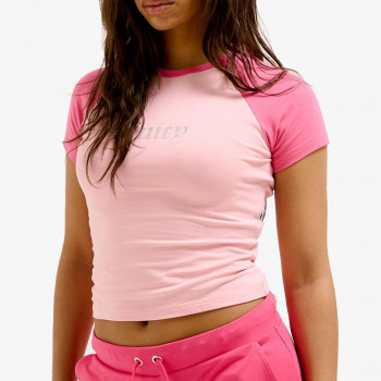 Juicy Couture Маица Contrast Raglan Baby