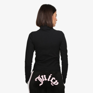 Juicy Couture Дуксер VIRGO DIAMANTE ROLL NECK TOP 