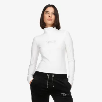 JUICY COUTURE Маица JUICY COUTURE Маица VIRGO DIAMANTE ROLL NECK TOP 