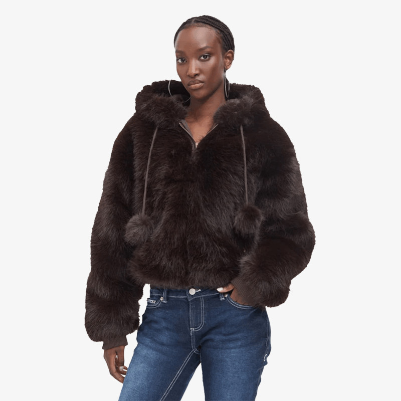 Juicy Couture Јакна HADI FUR JACKET 