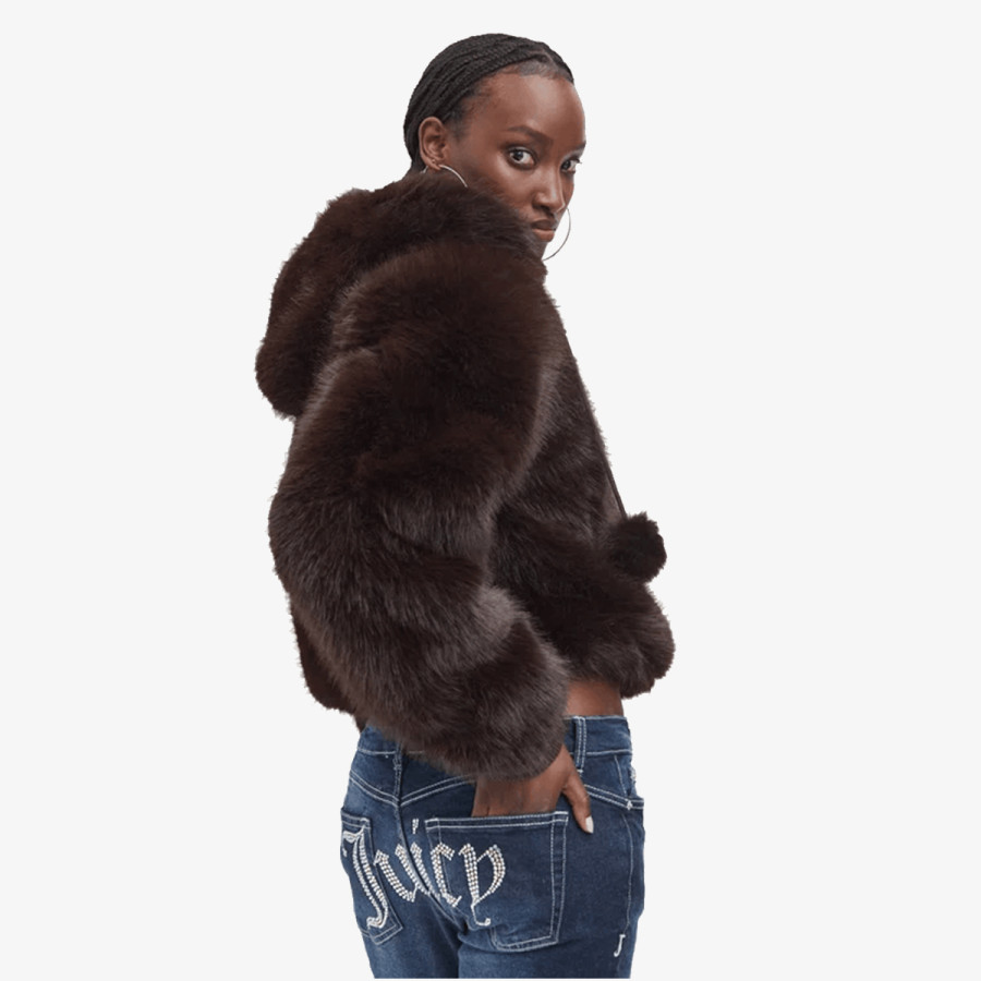 Juicy Couture Јакна HADI FUR JACKET 