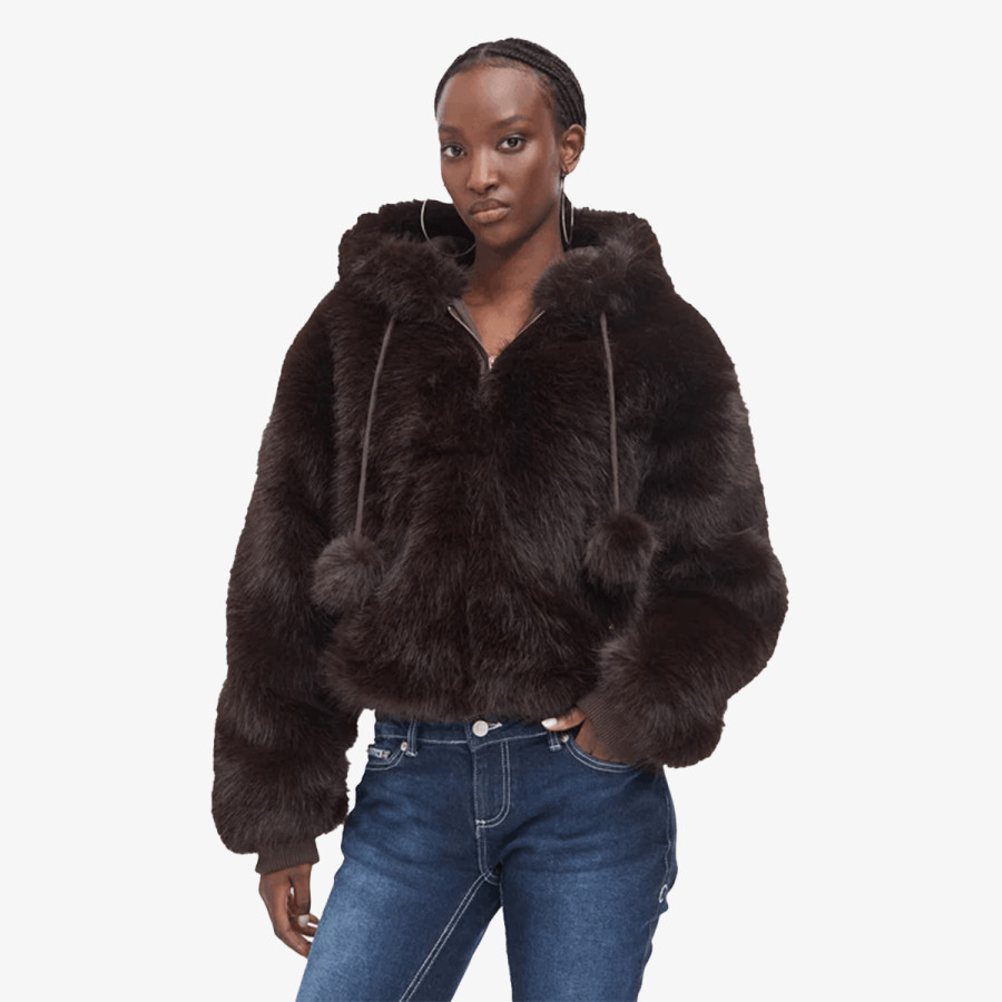 Juicy Couture Јакна HADI FUR JACKET 