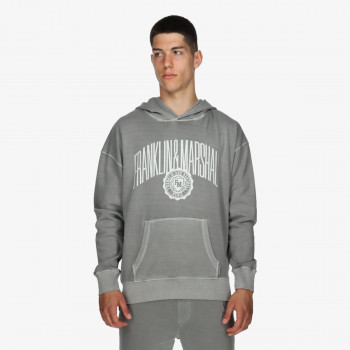Franklin & Marshall Bluza OLD GMT DYED INTERLOCK FLEECE 