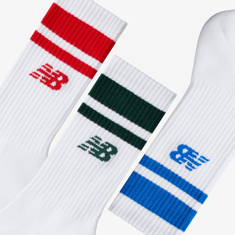 New Balance Çorape Everyday Stripe Midcalf 3 Pack 