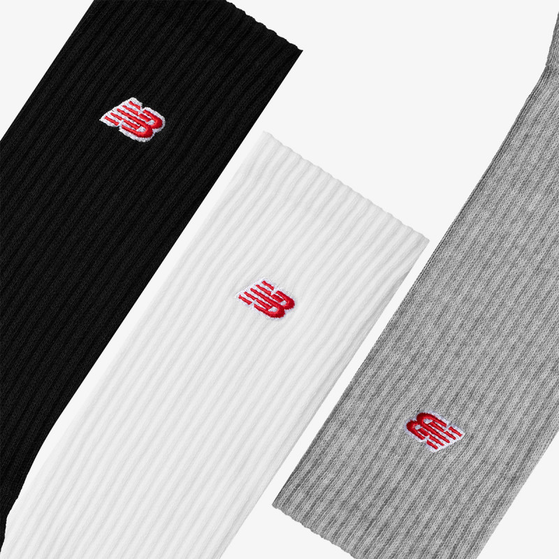 New Balance Чорапи Patch Logo Crew 3 Pack 