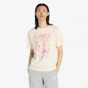 New Balance Маица Athletics Sports Mural T-Shirt 