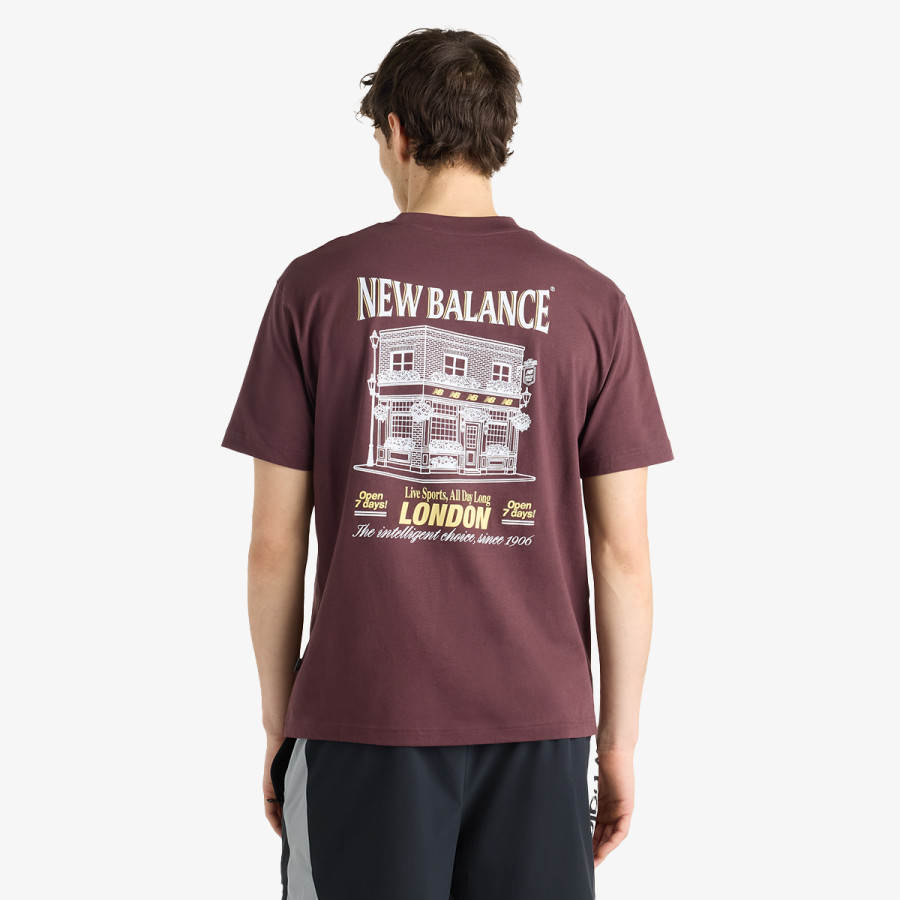 New Balance Маица Grab a Bite London T-Shirt 