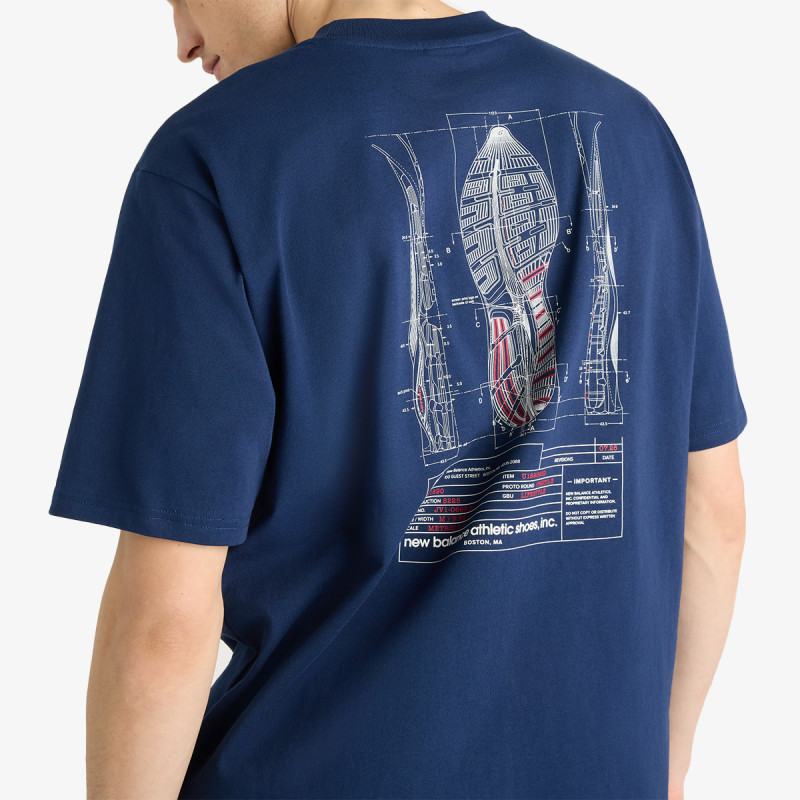 New Balance Маица Archive Blueprint T-Shirt 