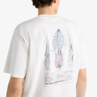 New Balance Маица Archive Blueprint T-Shirt 