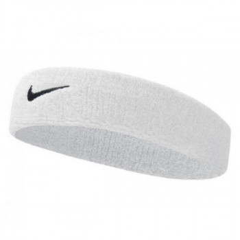 Nike Трака за глава NIKE SWOOSH HEADBAND WHITE/BLACK 