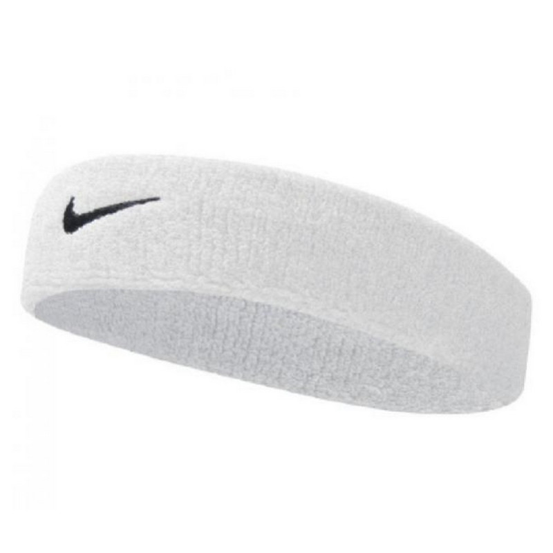 Nike Трака за глава NIKE SWOOSH HEADBAND WHITE/BLACK 