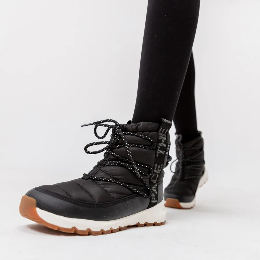 THE NORTH FACE Чизми W THERMOBALL LACE UP WP TNF BLACK/GARDEN 