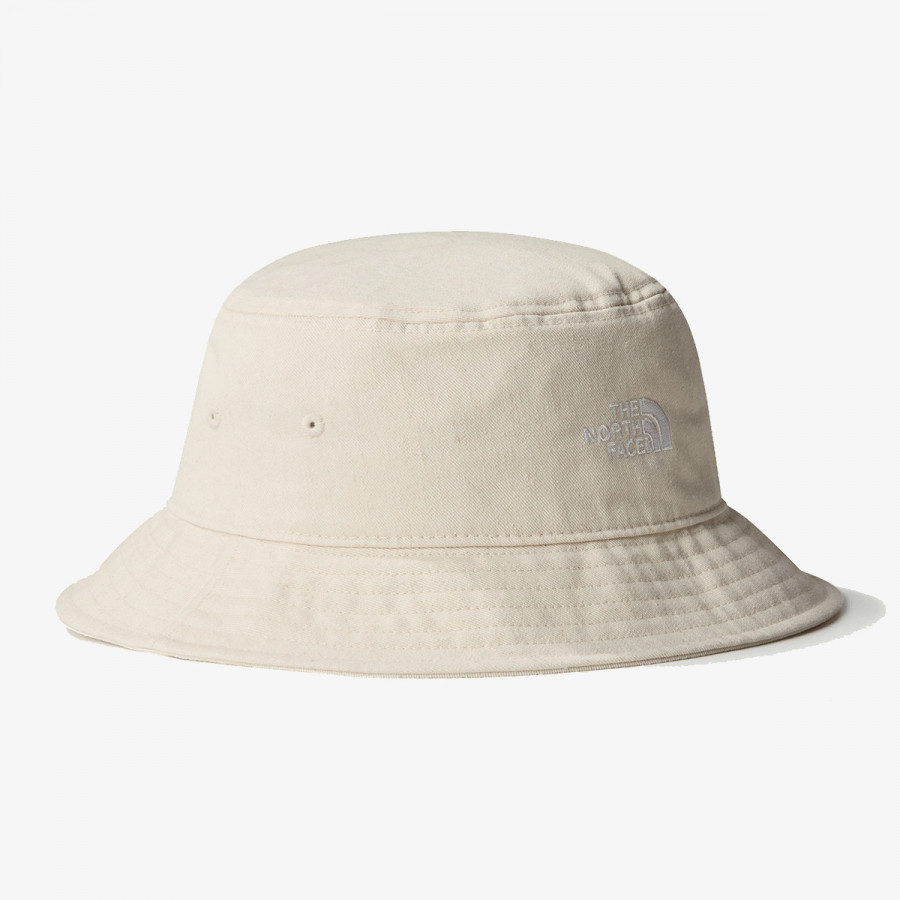 The North Face Капа NORM BUCKET WHITE DUNE/RAW UNDYED 