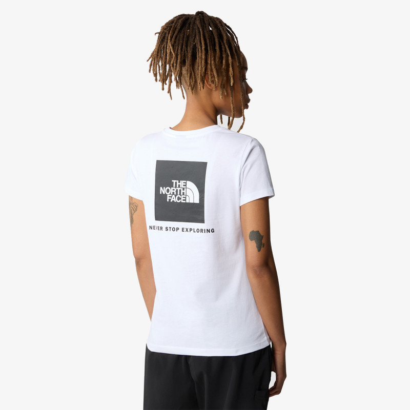 The North Face Bluzë W S/S REDBOX TEE TNF WHITE 