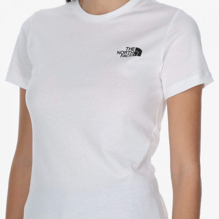 The North Face Bluzë W S/S REDBOX TEE TNF WHITE 
