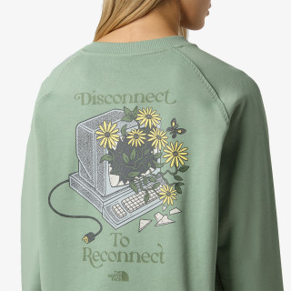 The North Face Џемпер W CONNECT RELAXED CREW SWEATSHIRT-GRAPHI 