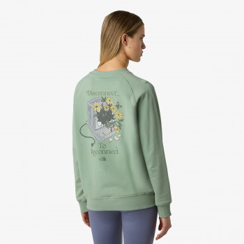 The North Face Џемпер W CONNECT RELAXED CREW SWEATSHIRT-GRAPHI 