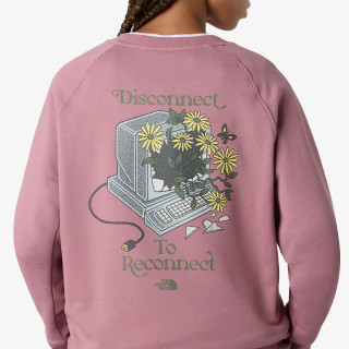 The North Face Џемпер W CONNECT RELAXED CREW SWEATSHIRT-GRAPHI 