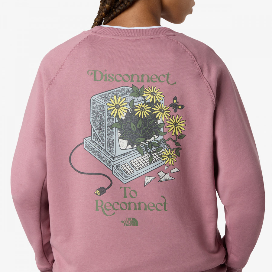 The North Face Џемпер W CONNECT RELAXED CREW SWEATSHIRT-GRAPHI 