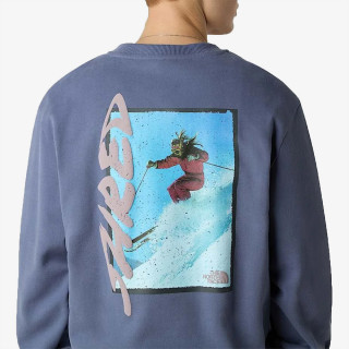 The North Face Џемпер U NSE SLOPES RELAXED CREW SWEATSHIRT-GRA 