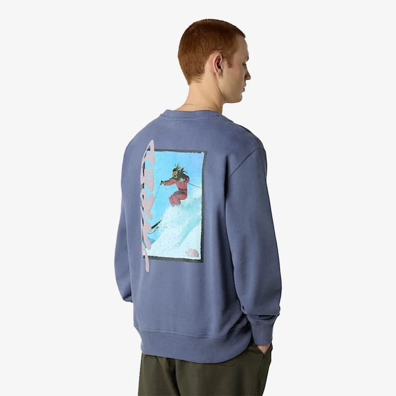 The North Face Џемпер U NSE SLOPES RELAXED CREW SWEATSHIRT-GRA 