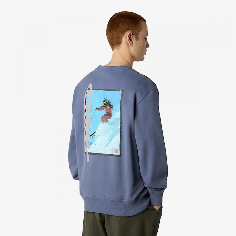 The North Face Џемпер U NSE SLOPES RELAXED CREW SWEATSHIRT-GRA 
