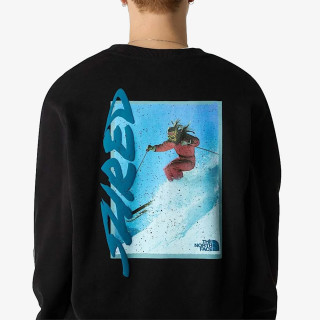 The North Face Џемпер U NSE SLOPES RELAXED CREW SWEATSHIRT-GRA 