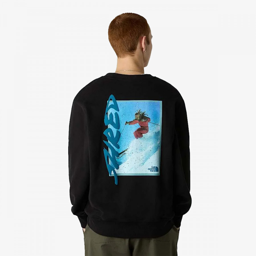 The North Face Џемпер U NSE SLOPES RELAXED CREW SWEATSHIRT-GRA 