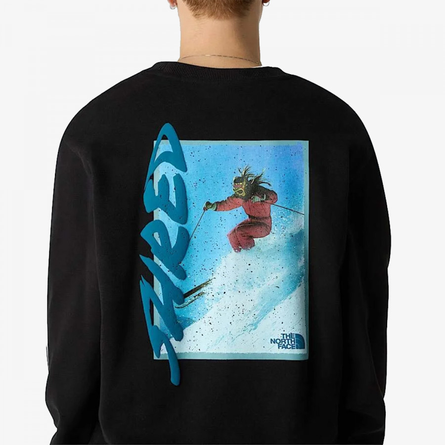 The North Face Џемпер U NSE SLOPES RELAXED CREW SWEATSHIRT-GRA 