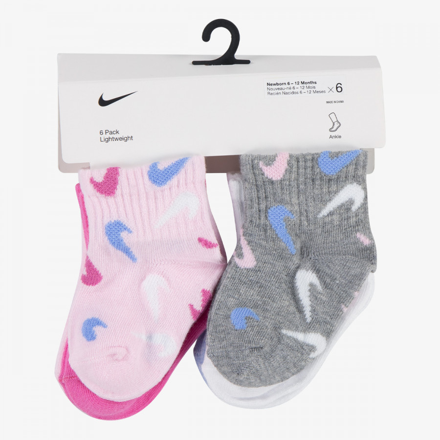 Nike Чорапи NHN SWOOSHFETTI 6PK ANKLE SOCK 