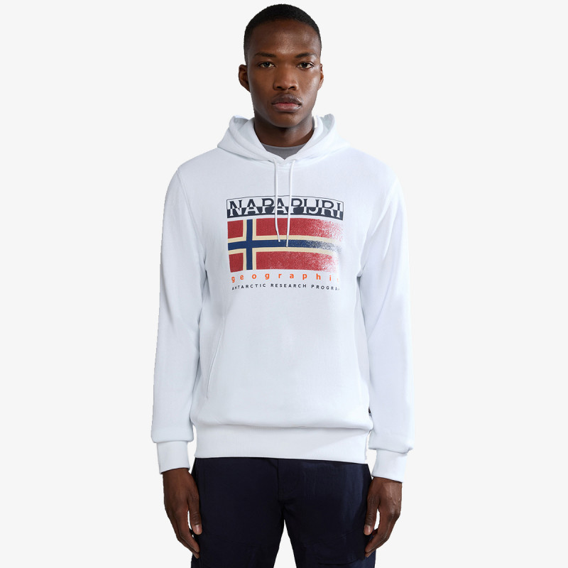 Napapijri Дуксер B-KREIS H 002 BRIGHT WHITE 