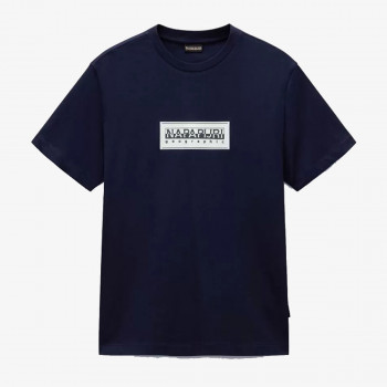 Napapijri Маица S-BOX LOGO SS 176 BLU MARINE 