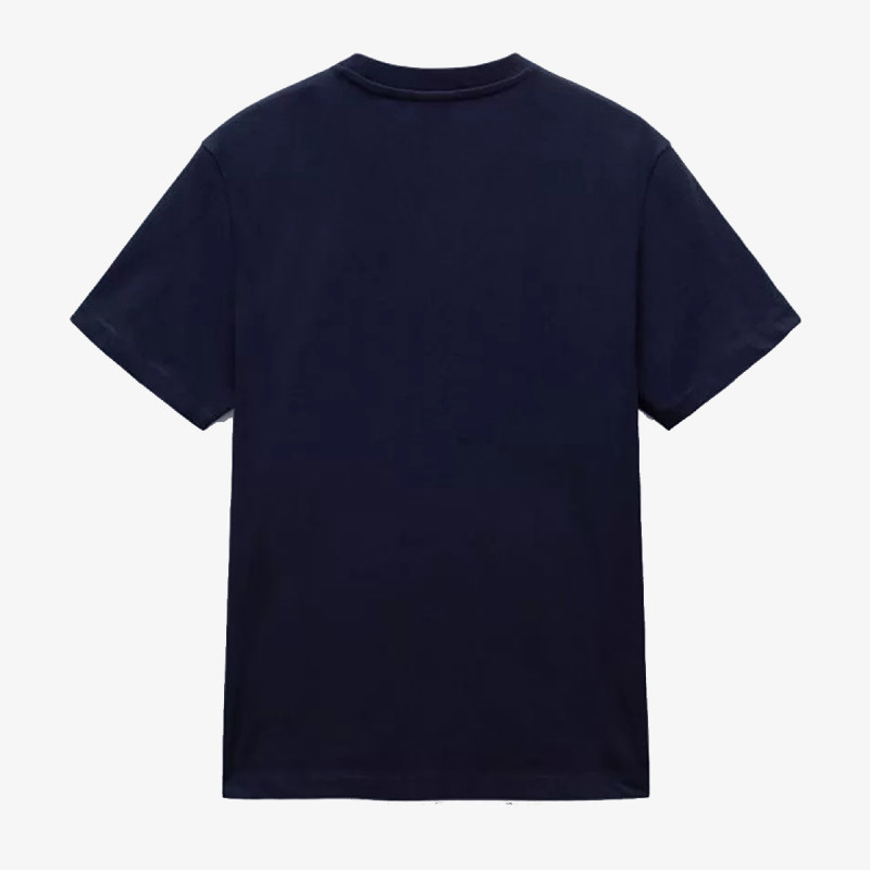 Napapijri Bluzë S-BOX LOGO SS 176 BLU MARINE 