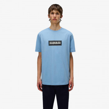 Napapijri Маица S-BOX LOGO SS FADED DENIM 