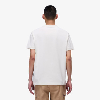 Napapijri Bluzë S-BOX LOGO SS N1A WHITE WHISPER 
