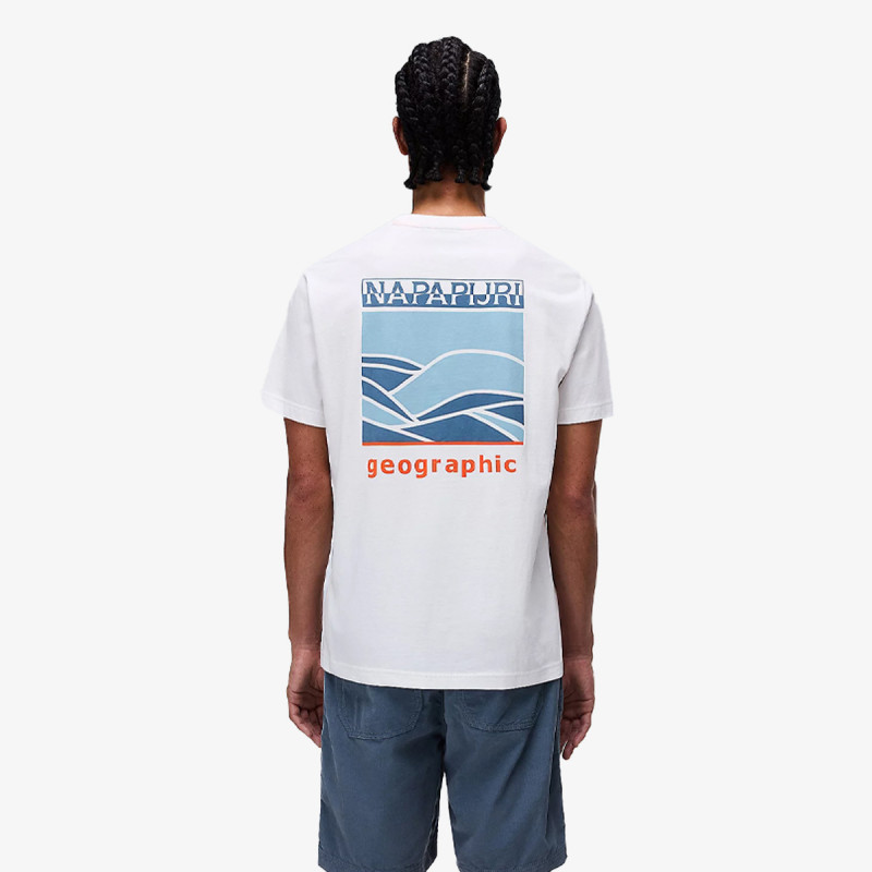 Napapijri Маица S-SOVANA SS 206 WHITE HERON 