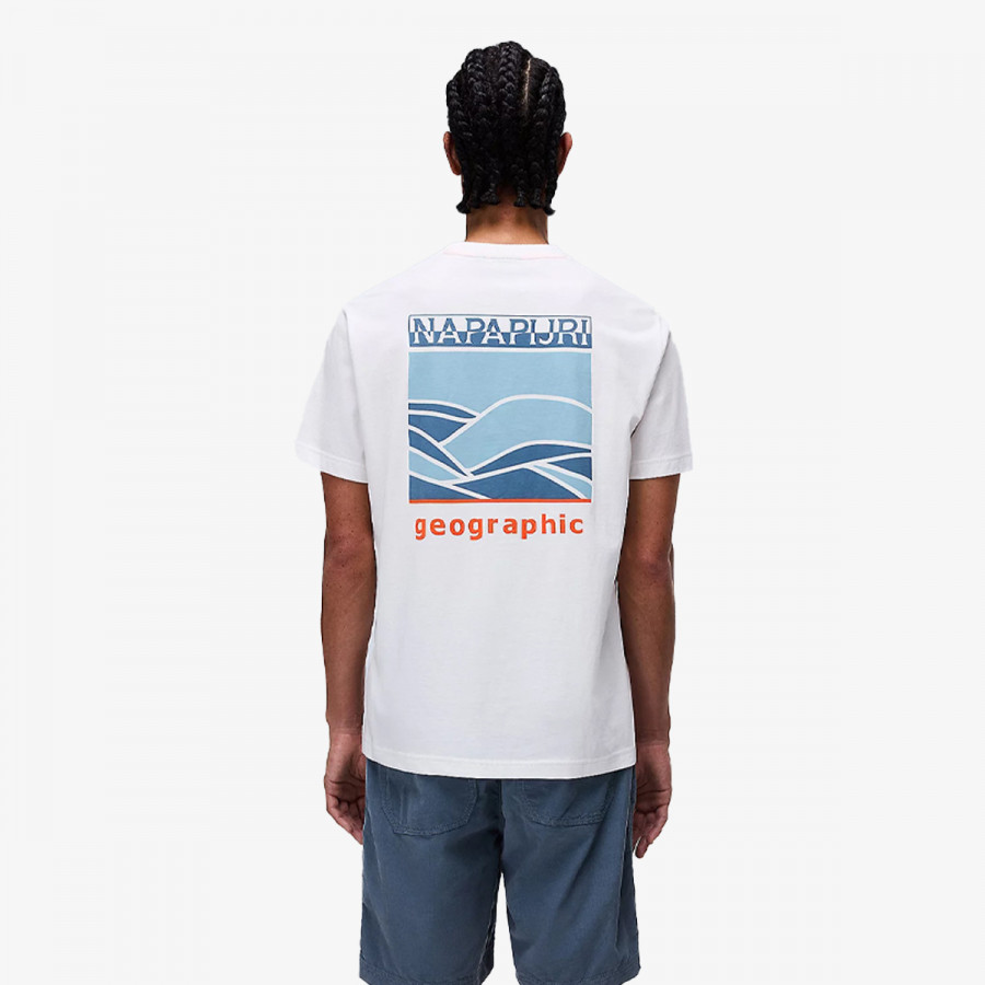 Napapijri Маица S-SOVANA SS 206 WHITE HERON 