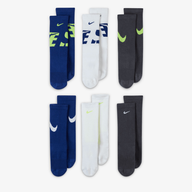 Nike Чорапи Y NK ED CSH CREW 6P - 144 GFX 