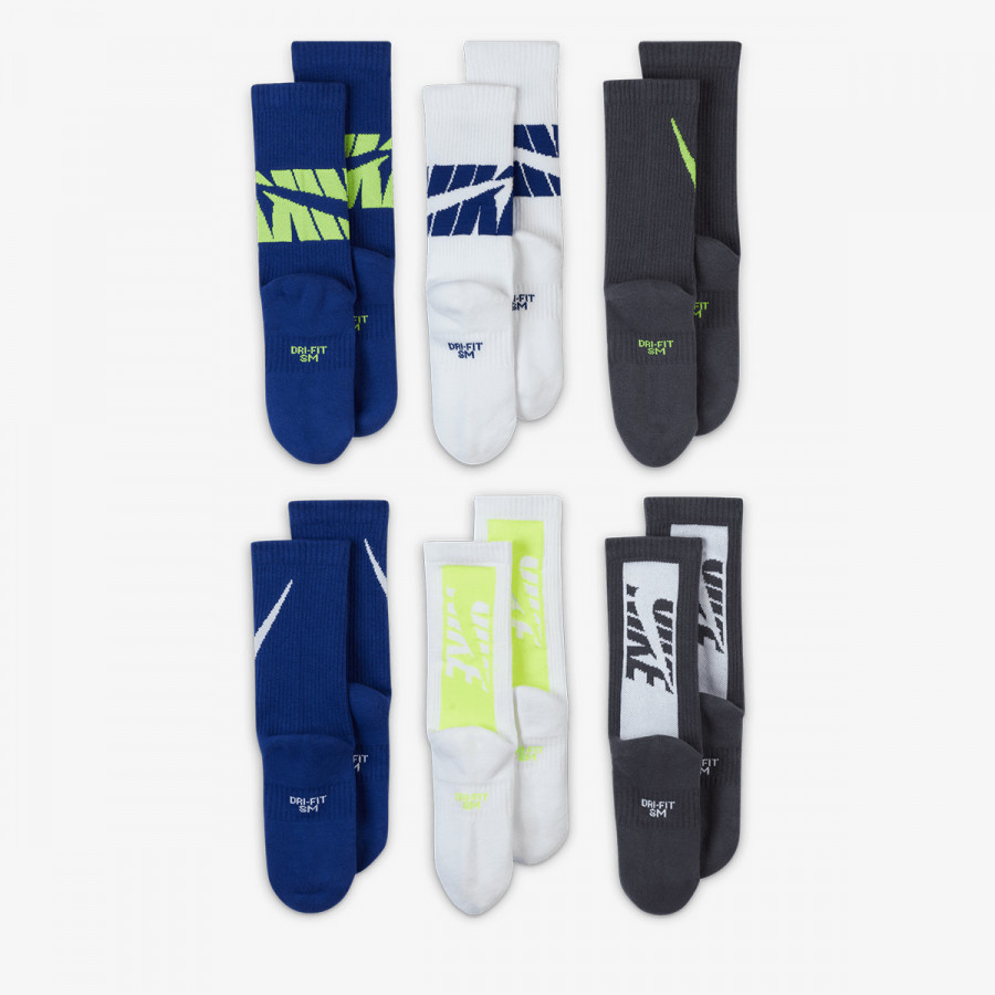 Nike Чорапи Y NK ED CSH CREW 6P - 144 GFX 