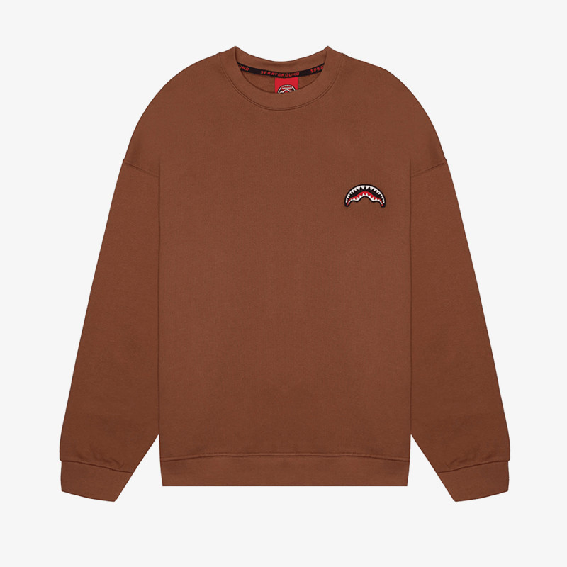 Sprayground Дуксер BLOCK PARTY CREWNECK BROWN 