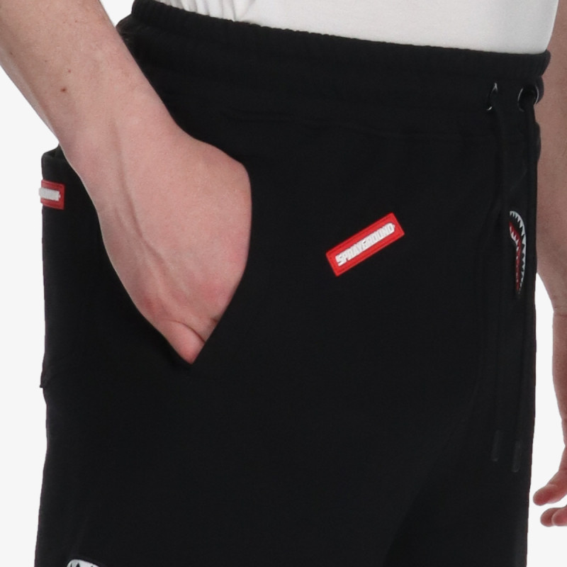 Sprayground Шорц SHARK PATCHES SHORTS BLK 