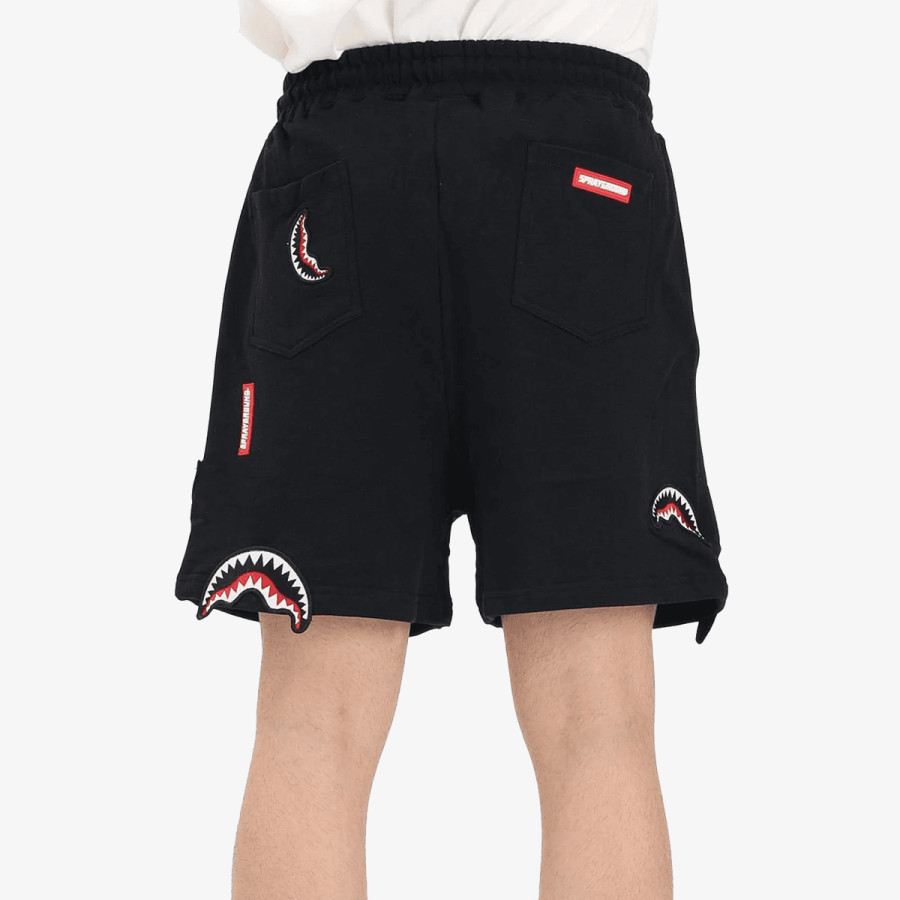 Sprayground Шорц SHARK PATCHES SHORTS BLK 
