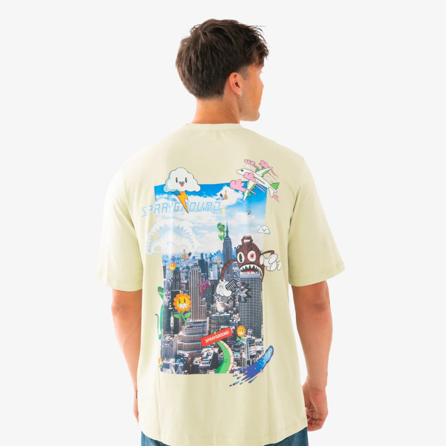 Sprayground Bluzë CHARACTER INVASION T-SHIRT SAGE 
