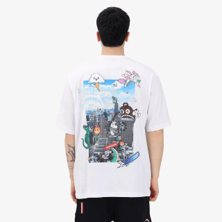 Sprayground Bluzë CHARACTER INVASION T-SHIRT WHT 